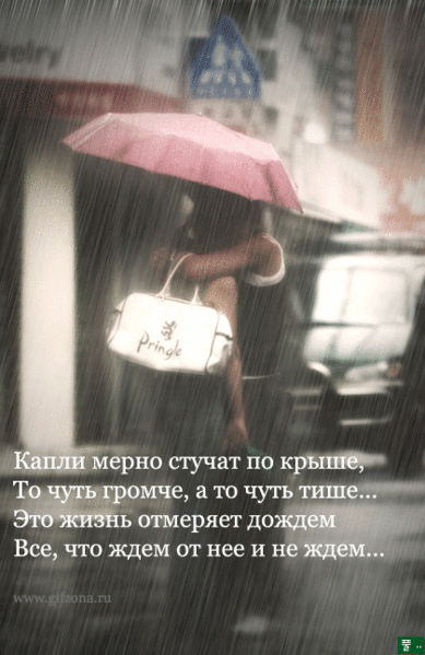 Дожди как люди