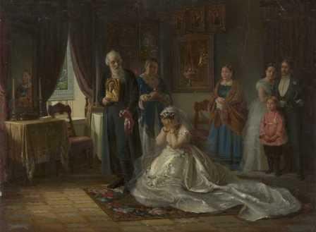 По картине Ф.С.Журавлёва Перед венцом