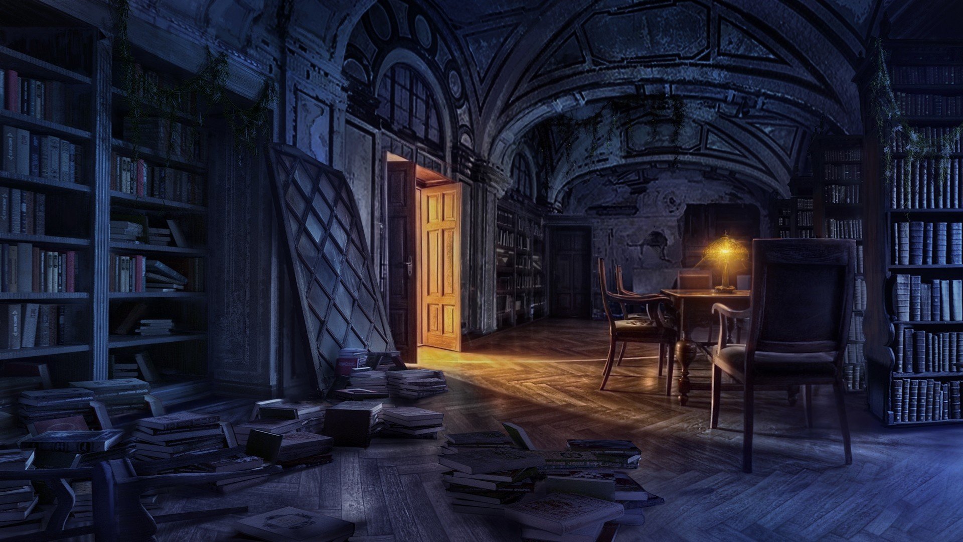 Загадочная комната. Комната в замке. Мрачный замок интерьер. Старинная библиотека в замке. Фэнтези комната.