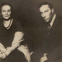 Анна Ахматова и Борис Пастернак, 1946г.